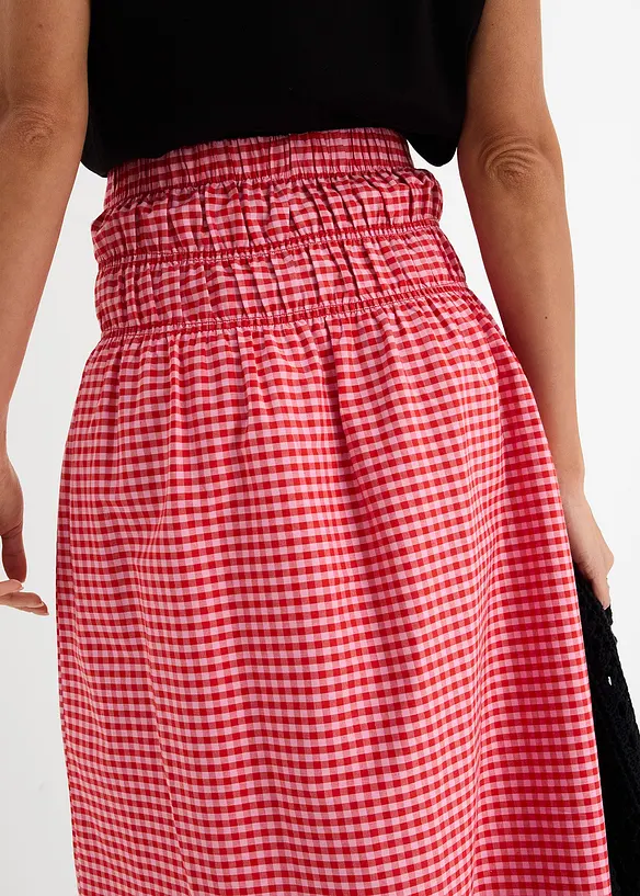 Gonna lunga in misto cotone elasticizzato, bonprix