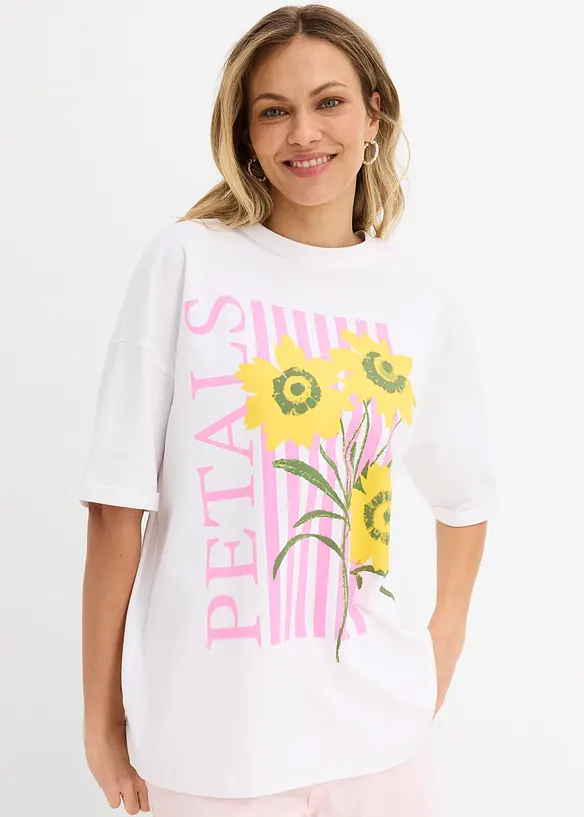 Maxi maglia in puro cotone biologico, bonprix