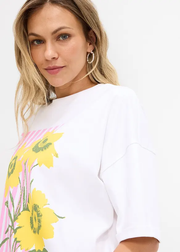 Maxi maglia in puro cotone biologico, bonprix