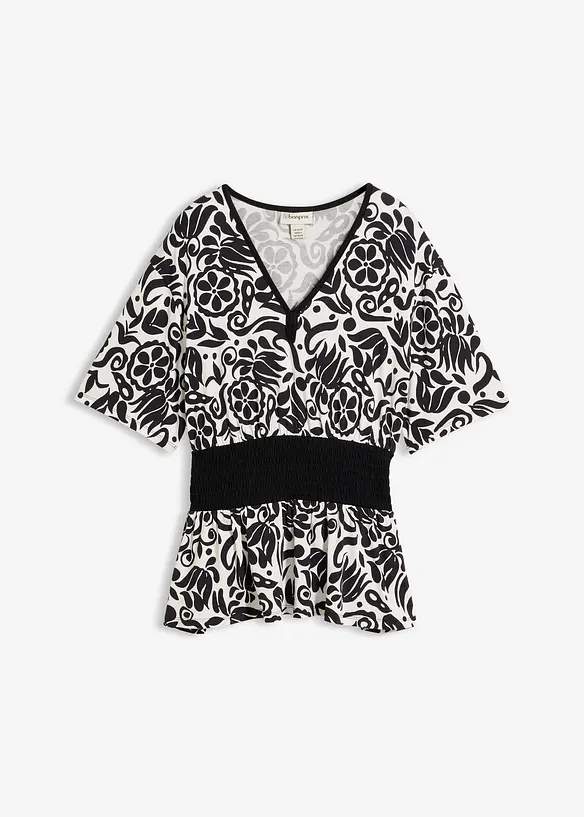 Blusa con scollatura profonda, bonprix