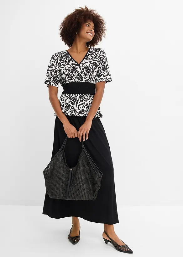 Blusa con scollatura profonda, bonprix