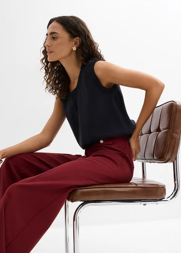 Top in misto viscosa, bonprix