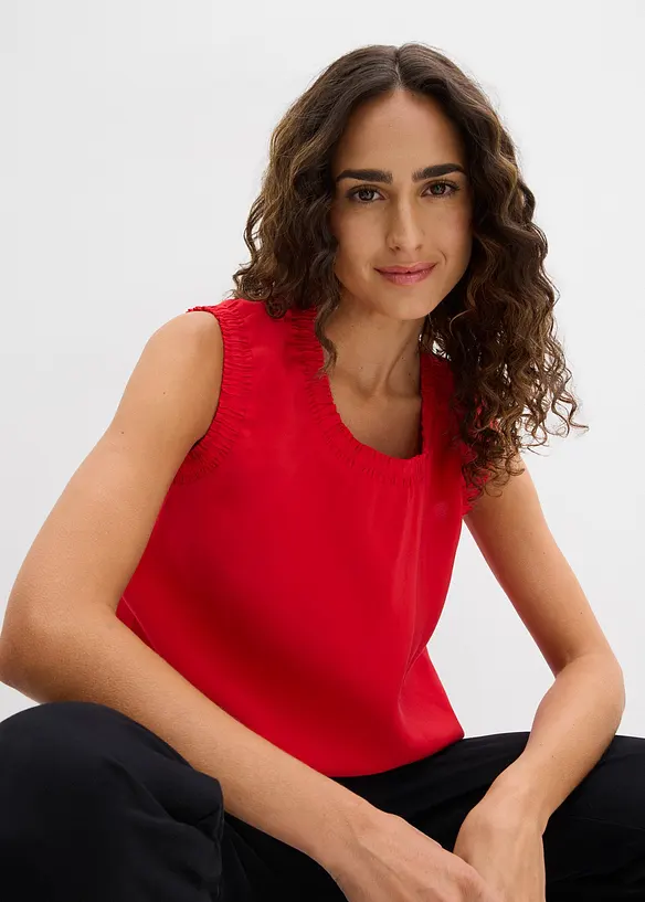 Top in misto viscosa, bonprix