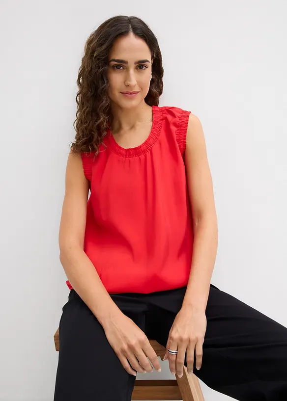 Top in misto viscosa, bonprix