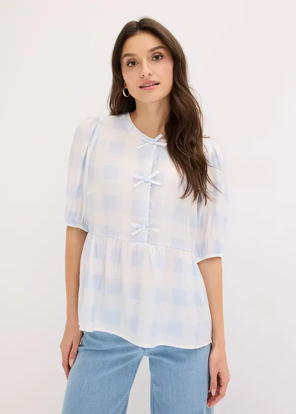 Blusa con fiocchetti, bonprix