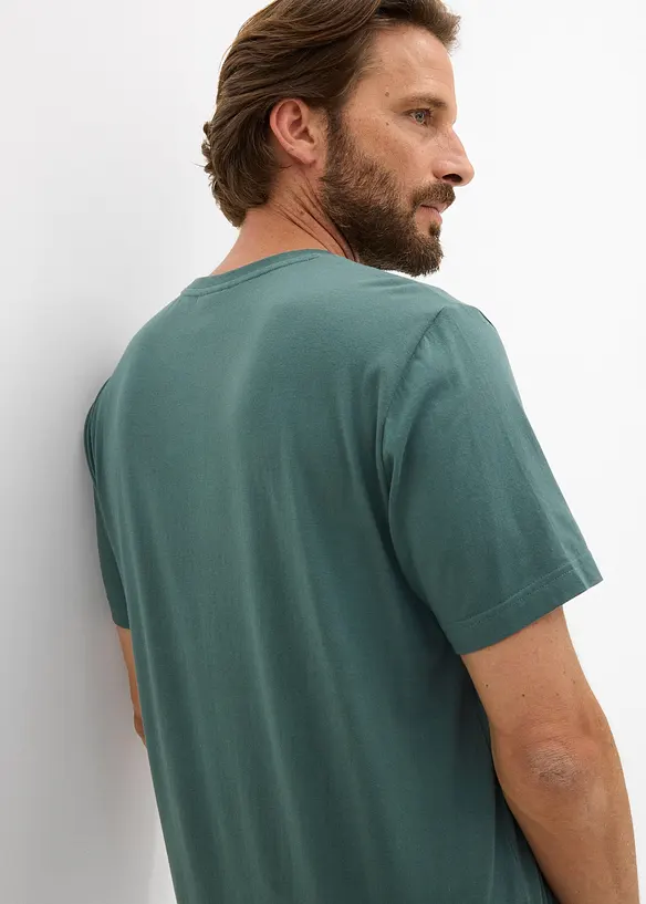 T-shirt in puro cotone biologico (pacco da 2), bonprix