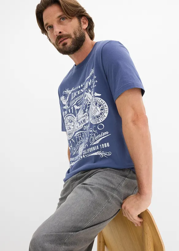 T-shirt in puro cotone (pacco da 2), bonprix