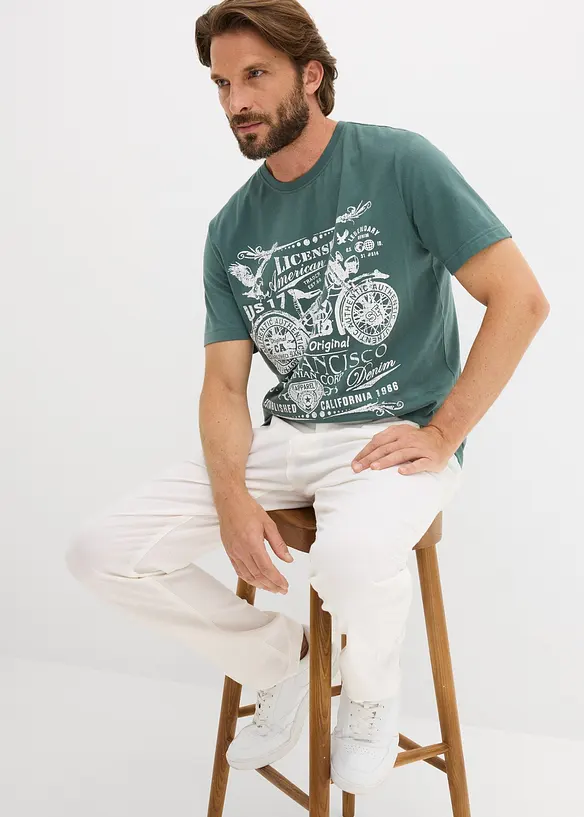 T-shirt in puro cotone biologico (pacco da 2), bonprix