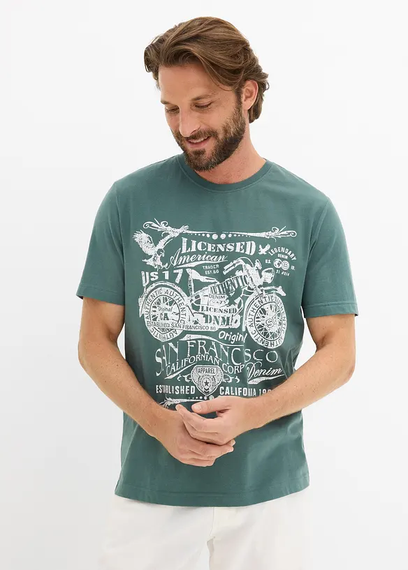 T-shirt in puro cotone biologico (pacco da 2), bonprix