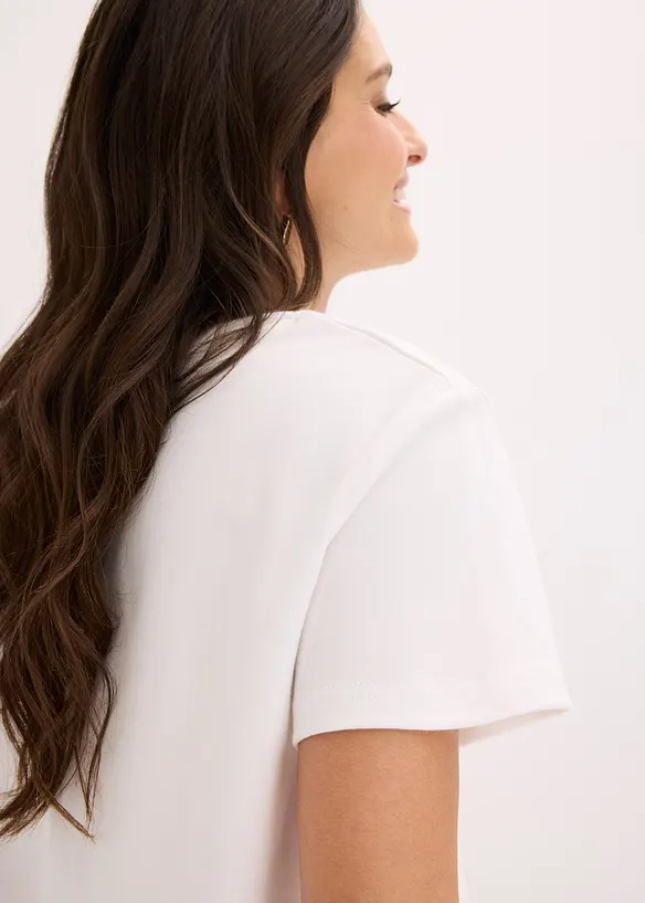 T-shirt in puro cotone, bonprix