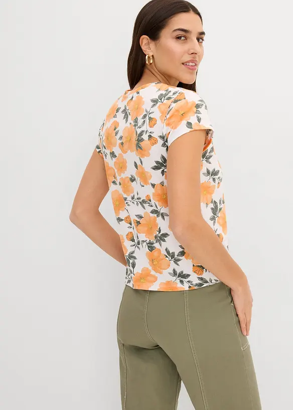 T-shirt in puro cotone, bonprix