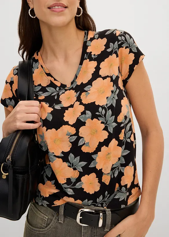 T-shirt in puro cotone, bonprix