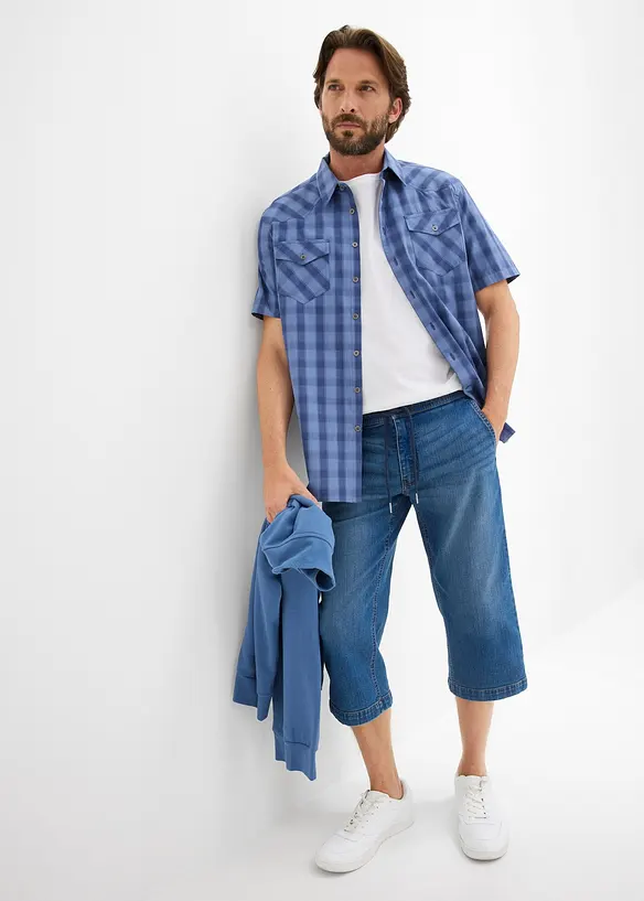 Jeans a pinocchietto leggeri con vita elasticizzata, regular fit, bonprix