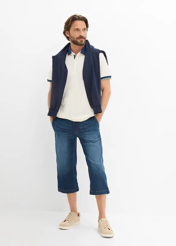 Jeans a pinocchietto leggeri con vita elasticizzata, regular fit, bonprix