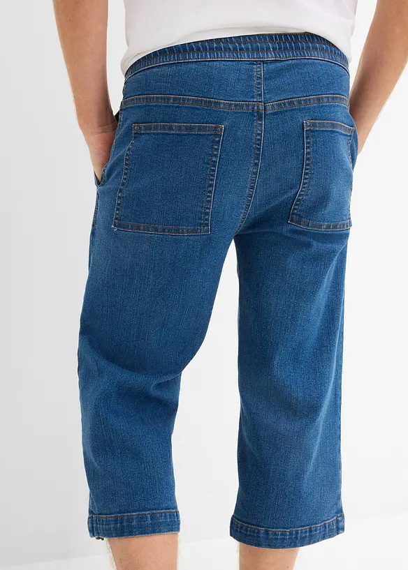 Jeans a pinocchietto leggeri con vita elasticizzata, regular fit, bonprix