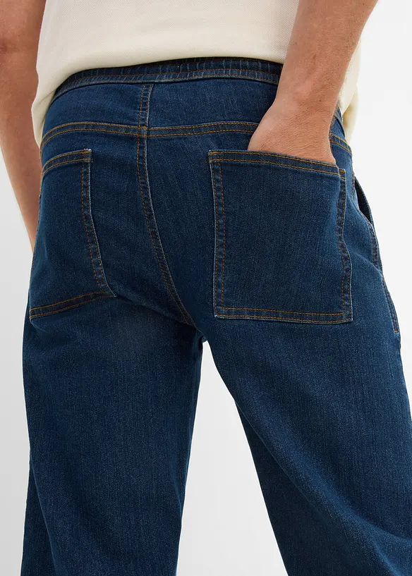 Jeans a pinocchietto leggeri con vita elasticizzata, regular fit, bonprix