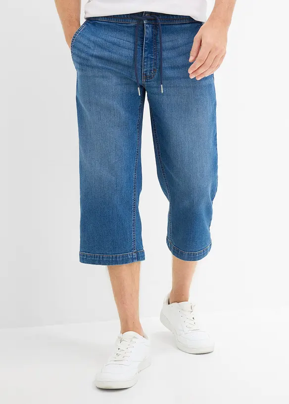 Jeans a pinocchietto leggeri con vita elasticizzata, regular fit, bonprix