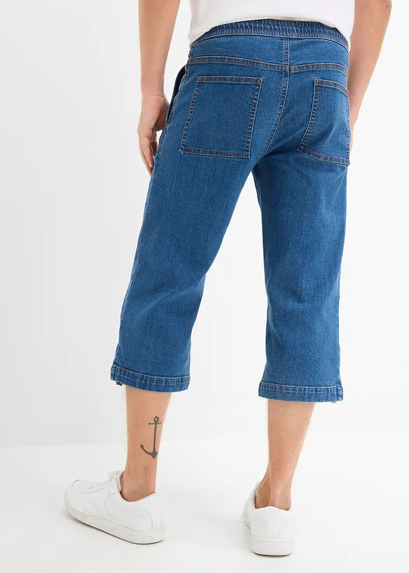 Jeans a pinocchietto leggeri con vita elasticizzata, regular fit, bonprix