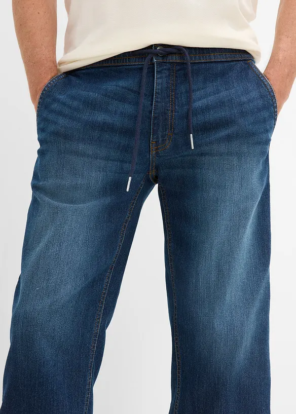 Jeans a pinocchietto leggeri con vita elasticizzata, regular fit, bonprix