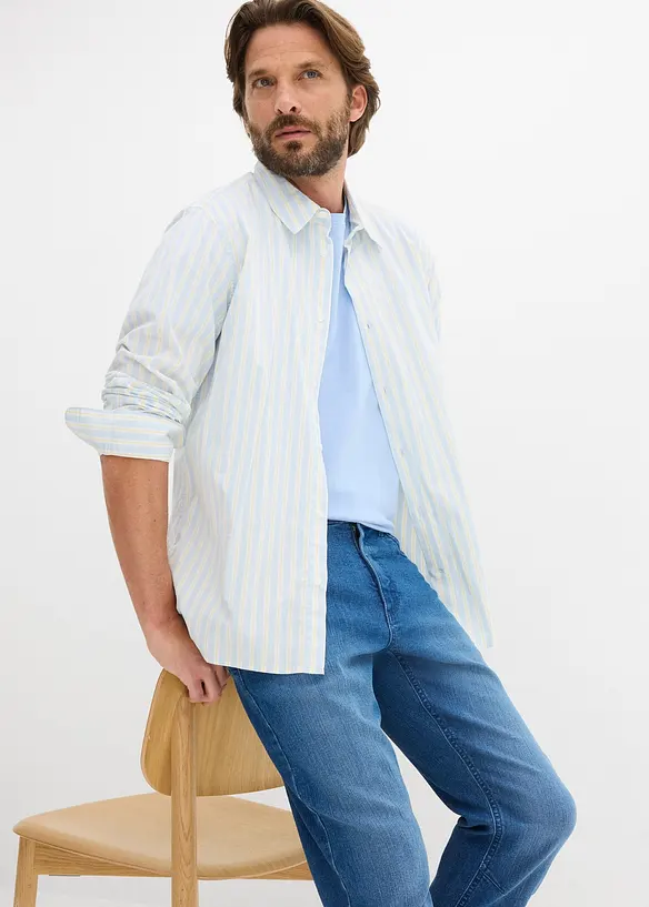 Jeans a pinocchietto leggeri con elastico in vita, regular fit, bonprix