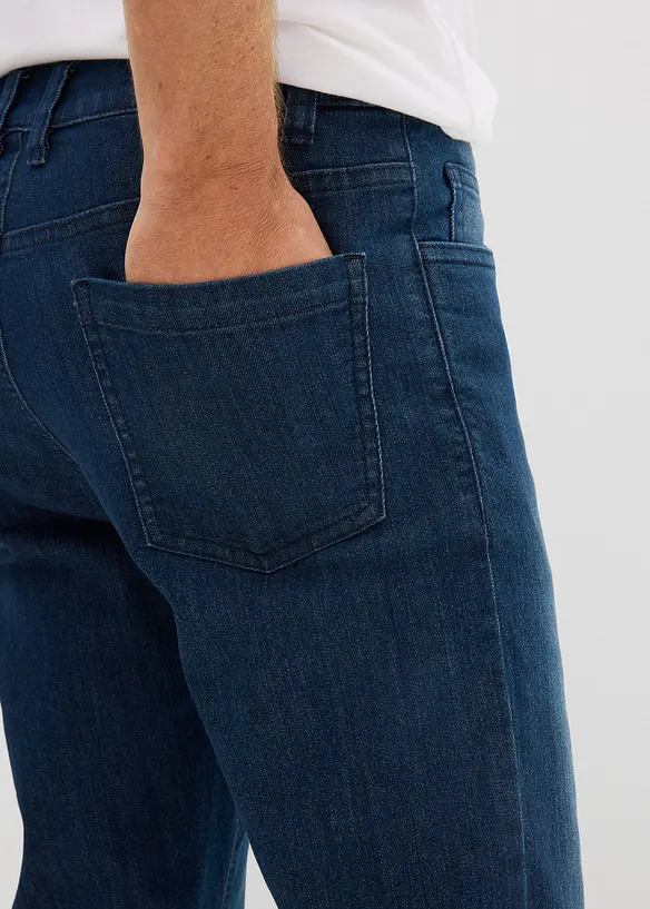 Jeans a pinocchietto leggeri con elastico in vita, slim fit, bonprix