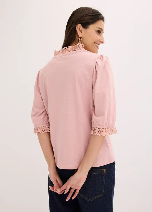 Maglia a maniche lunghe in puro cotone, bonprix