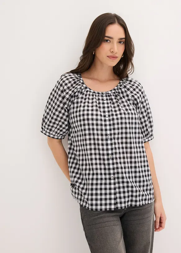 Blusa in puro cotone, bonprix