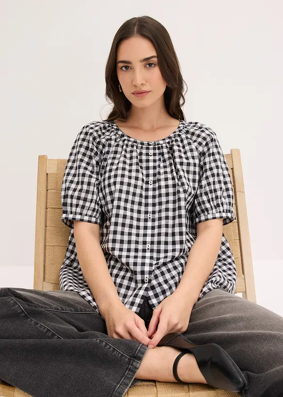 Blusa in puro cotone, bonprix