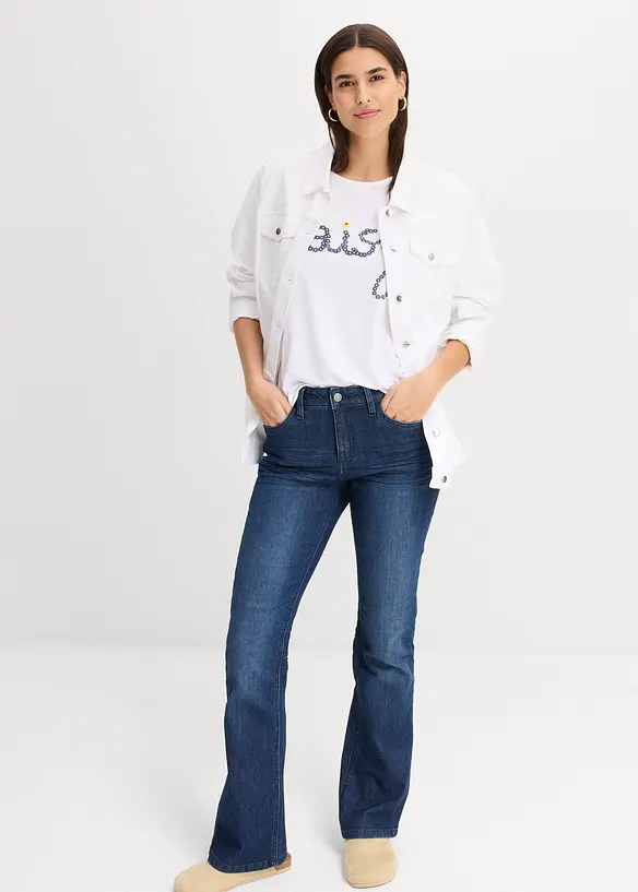 Felpa in misto viscosa, bonprix