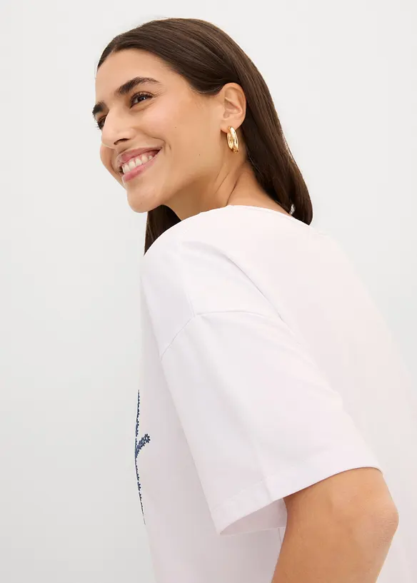 Felpa in misto viscosa, bonprix