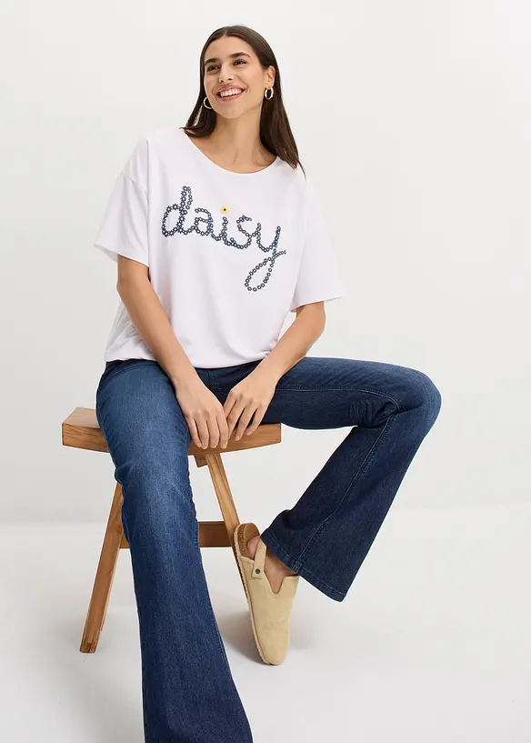 Felpa in misto viscosa, bonprix