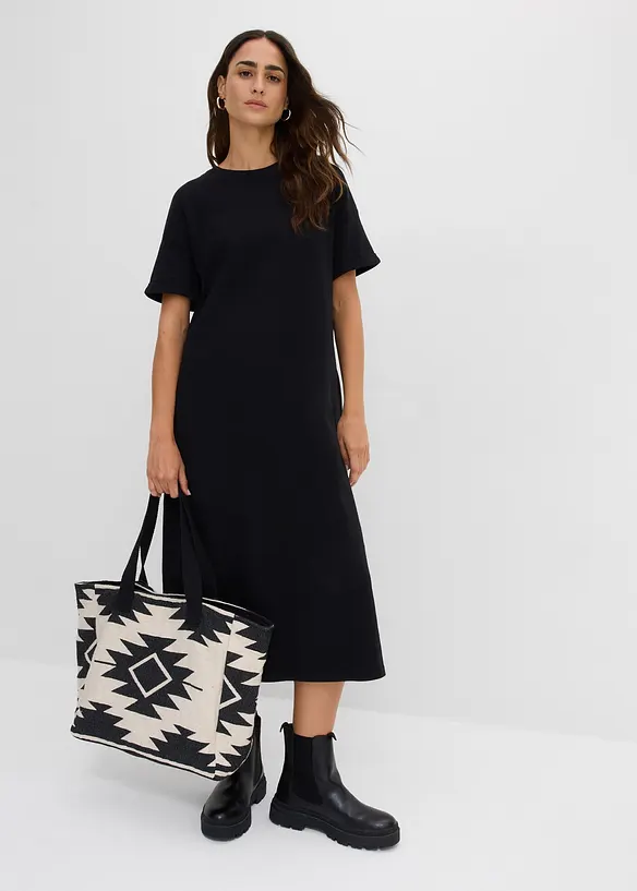 Abito in maglina di interlock robusto con tasche, bonprix