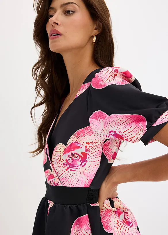 Maglia con baschina arricciata, bonprix