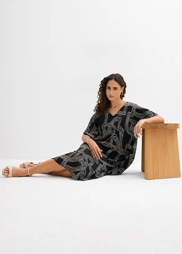 Caftano in misto viscosa, bonprix