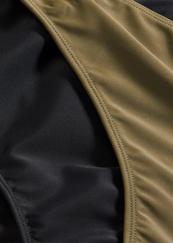 Slip per bikini con sgambatura alta (pacco da 2), bonprix