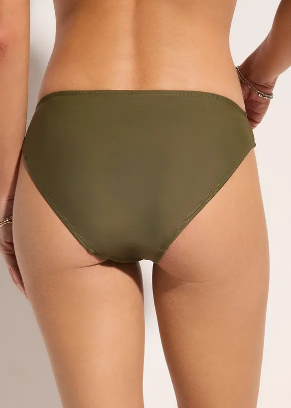 Slip per bikini con sgambatura alta (pacco da 2), bonprix