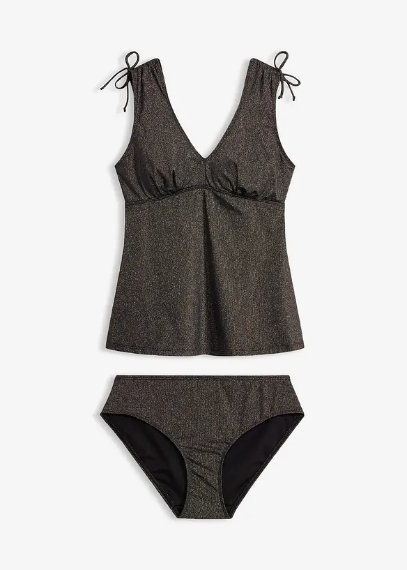 Tankini glitterato (set 2 pezzi), bonprix