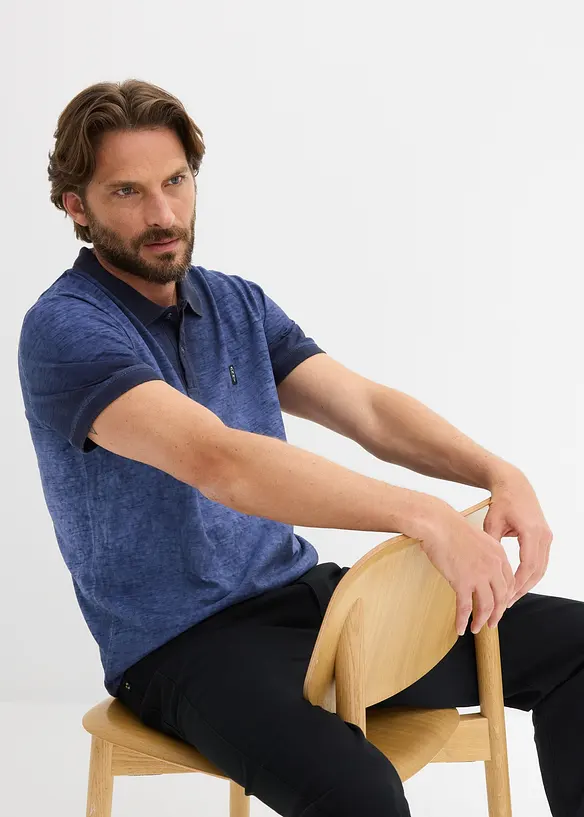 Polo effetto lavato, bonprix