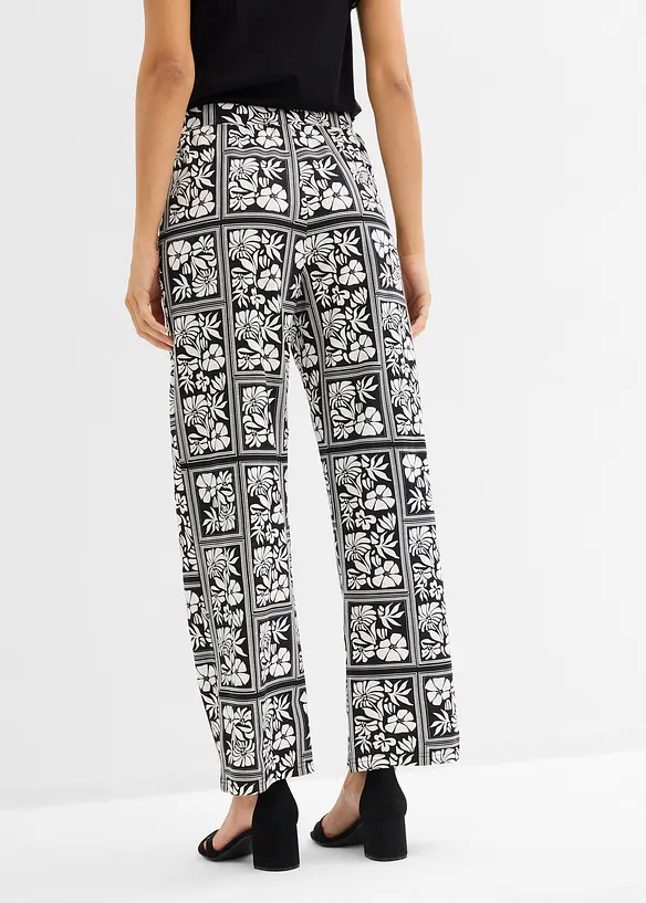 Pantaloni in jersey punto di Roma, bonprix