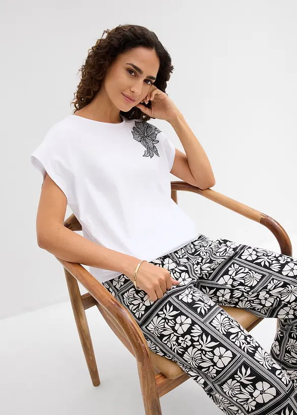 Maxi maglia in puro cotone, bonprix