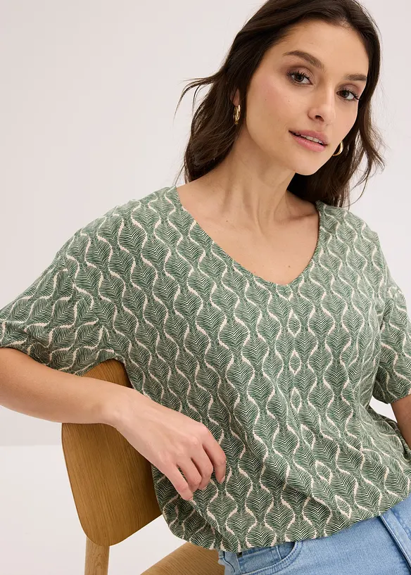 Maxi maglia in misto viscosa morbido, bonprix