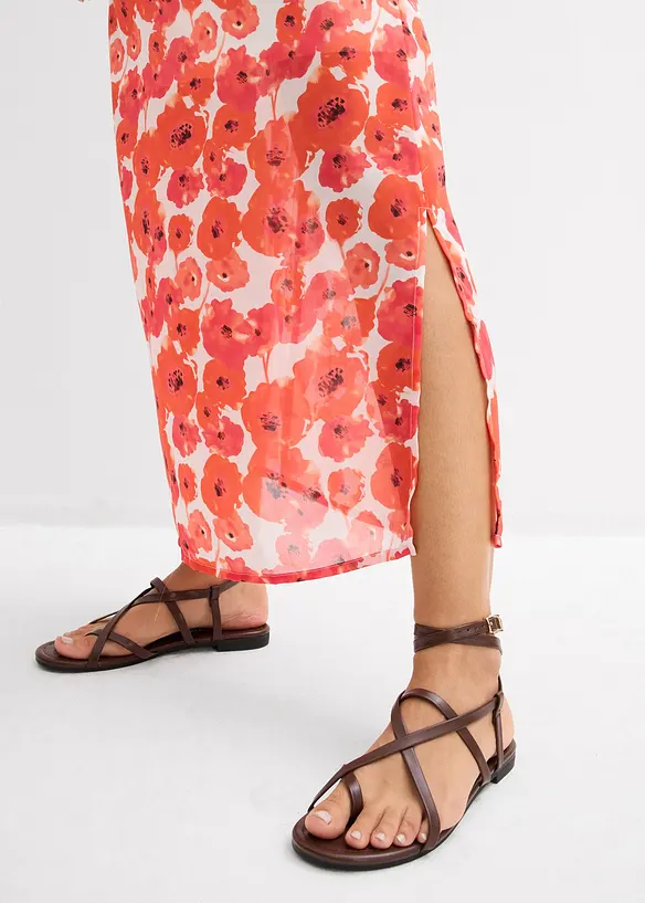 Abito lungo in chiffon, bonprix