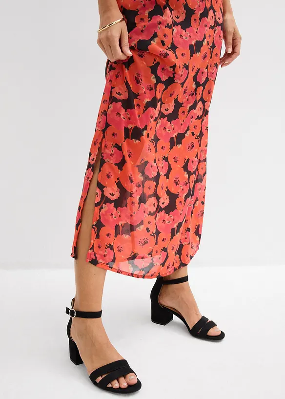 Abito lungo in chiffon, bonprix