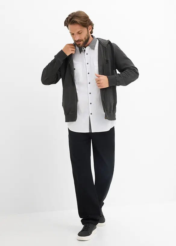 Camicia effetto 2 in 1 a maniche corte, bonprix