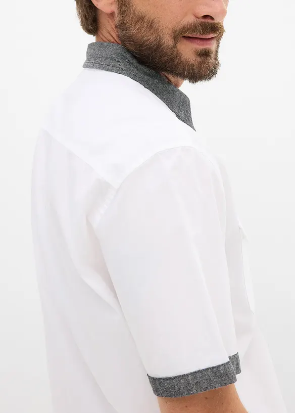 Camicia effetto 2 in 1 a maniche corte, bonprix
