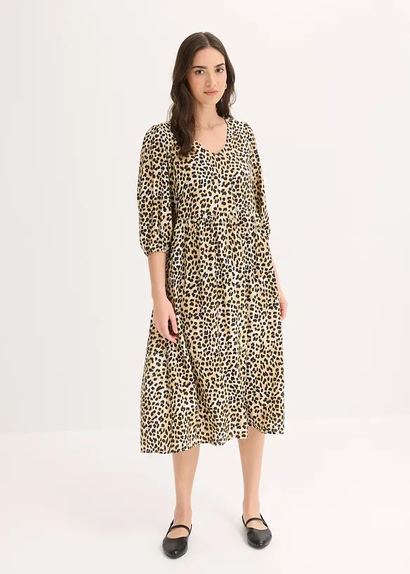 Abito tunica in misto viscosa fluido, bonprix