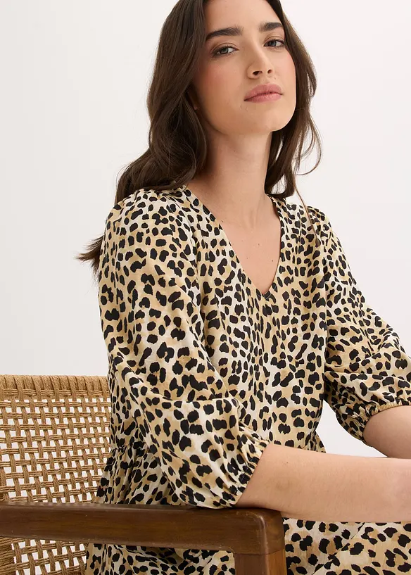 Abito tunica in misto viscosa fluido, bonprix