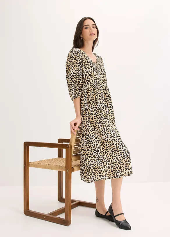 Abito tunica in misto viscosa fluido, bonprix