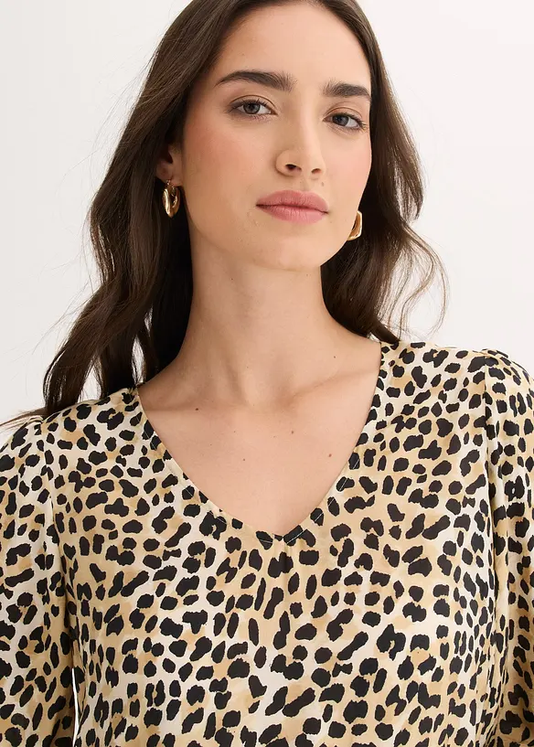 Abito tunica in misto viscosa fluido, bonprix