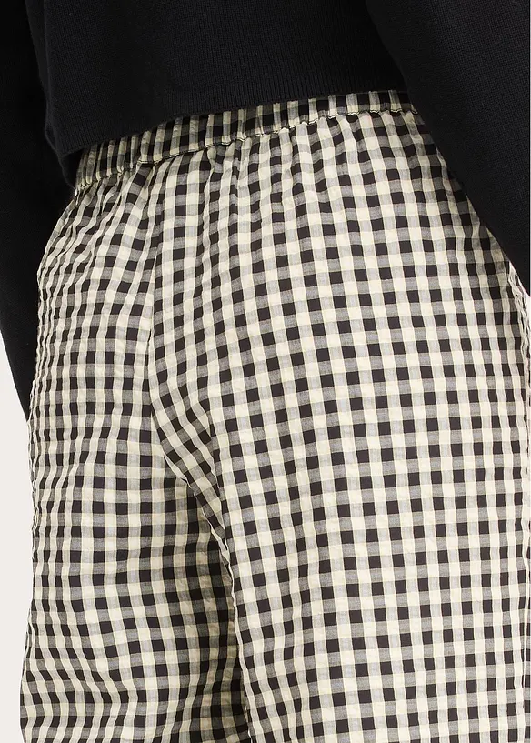 Pantaloni larghi con pinces, bonprix